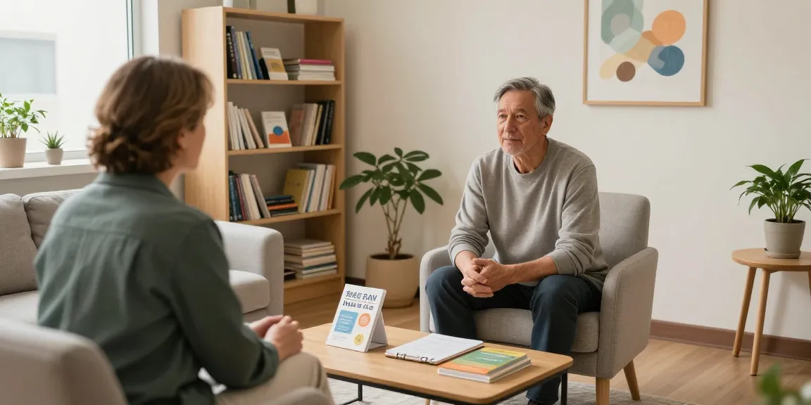 Veteran mental health clinic showcasing an engaging therapy session in a calming environment.